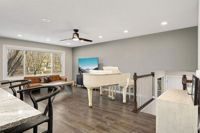 open concept kitchen, dining, living | Image 6