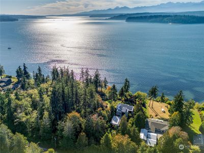 The Olympic Mountains to the west and the Hood Canal Bridge to the south. | Image 2