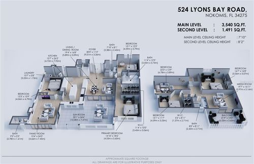 524 Lyons Bay Rd, NOKOMIS, FL, 34275-3019 | Card Image