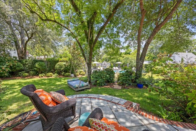 View of patio / terrace with view of scattered trees | Image 12