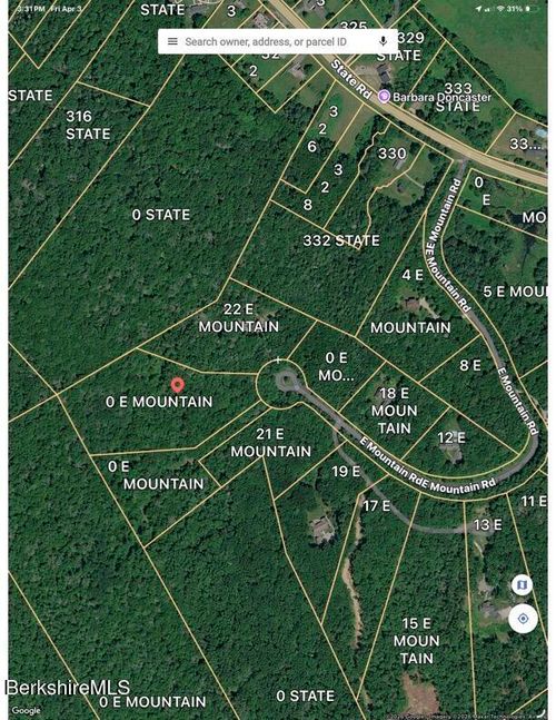 Lot #10 E Mountain Rd, Great Barrington, MA, 01230-1034 | Card Image