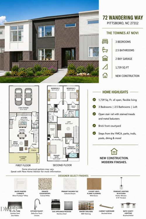 72 Wandering Way, Pittsboro, NC, 27312 | Card Image
