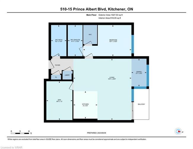 510 - 15 Prince Albert Blvd, House attached with 1 bedrooms, 2 bathrooms and null parking in Kitchener ON | Image 34