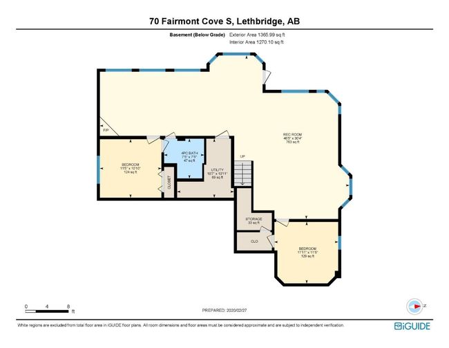 70 Fairmont Cove S, Home with 6 bedrooms, 4 bathrooms and 6 parking in Lethbridge AB | Image 44