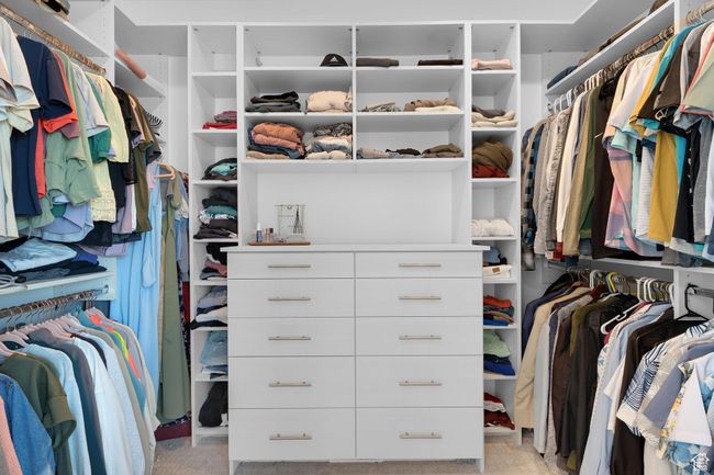 View of spacious primary suite closet | Image 16