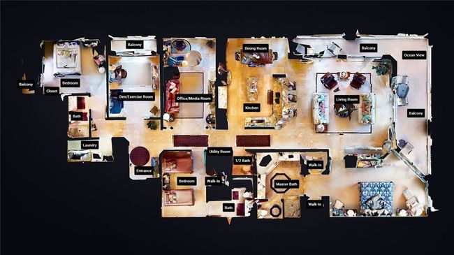 APT-201B - 4180 N Highway A1a, House attached with 3 bedrooms, 4 bathrooms and null parking in Hutchinson Island FL | Image 35
