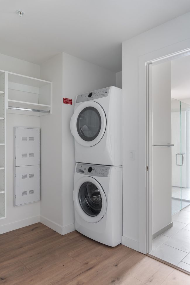 A12 Closet | Electrolux Washer and Dryer included with all units | Cool Finish Package | Image 20