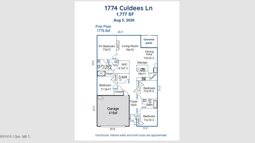 1774 Culdees Ln Se, Bolivia, NC, 28422-0801 | Card Image