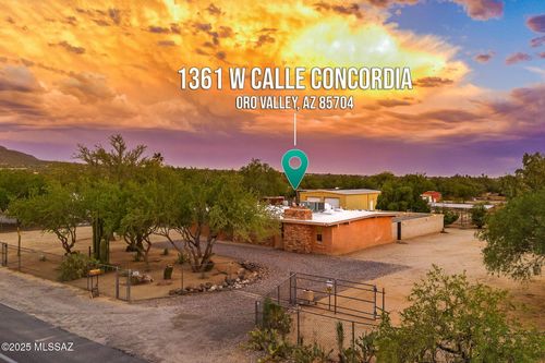 1361 W Calle Concordia, Tucson, AZ, 85704-3539 | Card Image