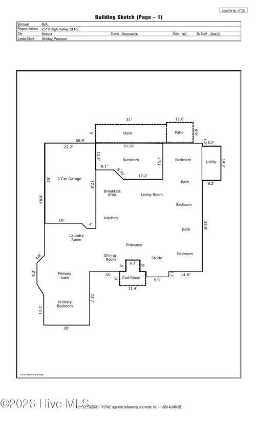 2519 High Valley Ct Ne, Bolivia, NC, 28422-9014 | Card Image