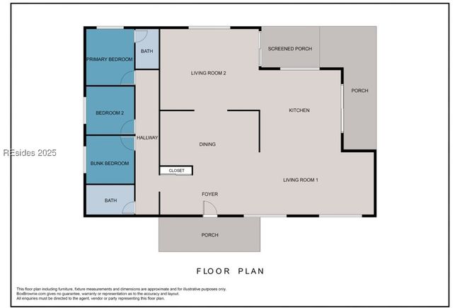 Floor plan featuring dual living rooms. | Image 11