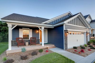 Welcome home to the Rushmore at Ravine Crossing in Cottage Grove!. Photo is of Model home. Options and colors may vary. Ask Sales Agent for details. | Image 1