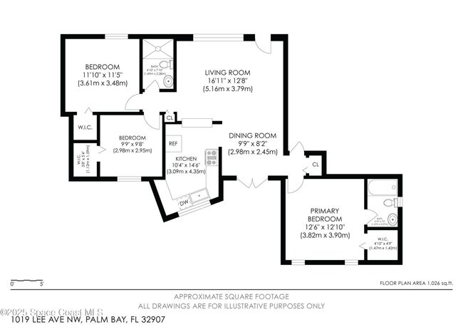 1019 Lee Ave Nw, House other with 3 bedrooms, 2 bathrooms and null parking in PALM BAY FL | Image 26