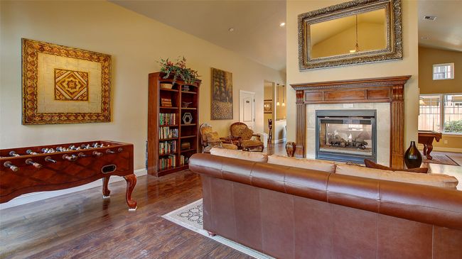 Clubhouse for Members includes, pool table, fooseball table, poker table, gym with mirror and nice sitting areas by the fireplace. | Image 36