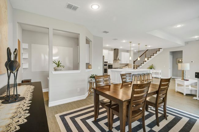 Off of the breakfast area is a computer niche. | Image 17