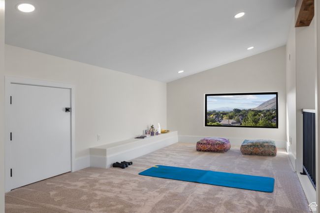 This is the loft overlooking the primary bedroom. View of the valley including Utah Lake | Image 48