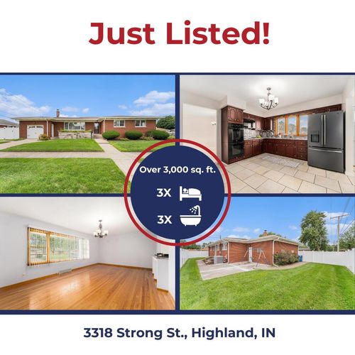 3318 Strong St, Highland, IN, 46322-1122 | Card Image