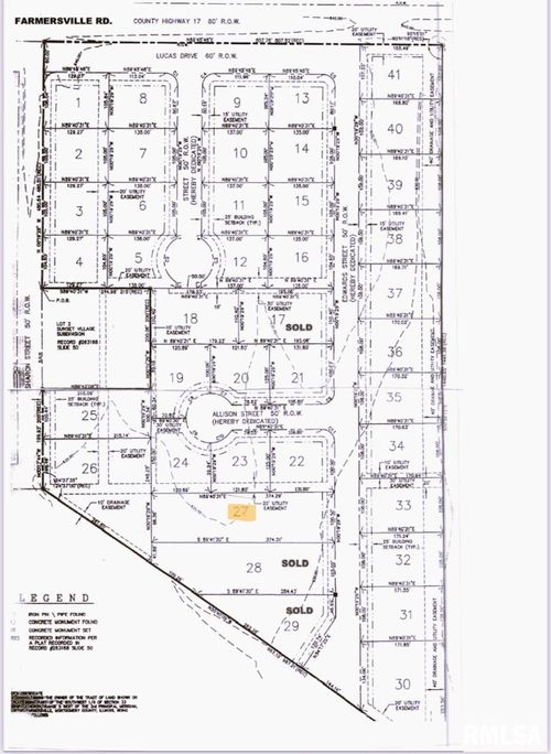 Lot 27 Sunset Village Street, Farmersville, IL, 62533 | Card Image