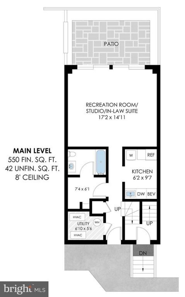 42 G St Sw, Townhouse with 2 bedrooms, 3 bathrooms and null parking in WASHINGTON DC | Image 25