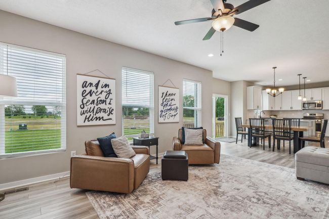 Looks out to large back yard | Image 12
