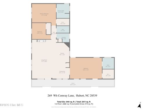 269 Wh Conway Ln, Hubert, NC, 28539-4299 | Card Image