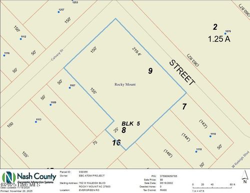 0 Evergreen Rd, Rocky Mount, NC, 27803 | Card Image