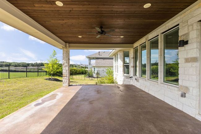 View of patio featuring ceiling fan | Image 27