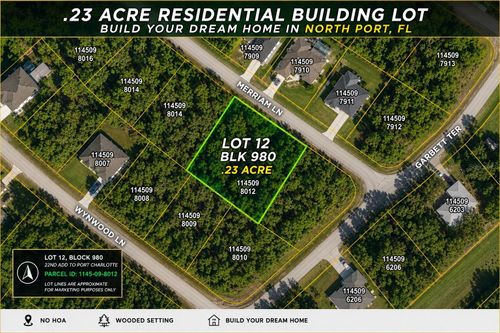 Lot 12 Merriam Lane, North Port, FL, 34288 | Card Image