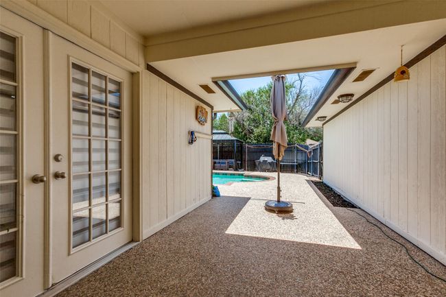 Fenced backyard featuring a patio area | Image 22