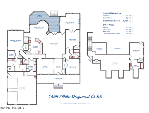 1489 White Dogwood Court Se, Bolivia, NC, 28422 | Card Image