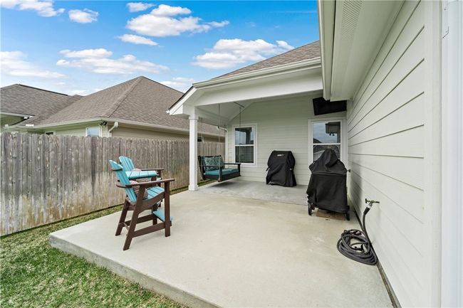 View of patio / terrace featuring grilling area and fence | Image 29