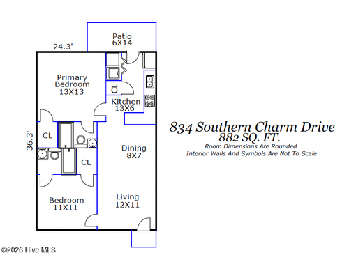 834 Southern Charm Dr, Wilmington, NC, 28412-3052 | Card Image
