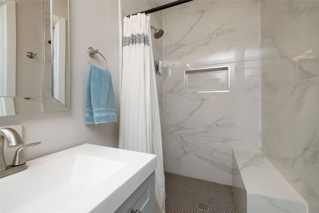 Full bath featuring vanity and a shower with shower curtain | Image 29