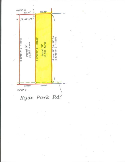 parcel-d-V/L Hyde Park Road, Muskegon, MI, 49445 | Card Image