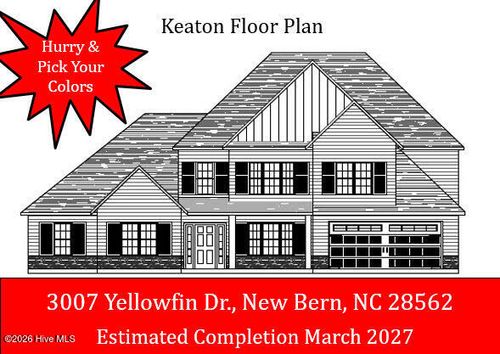 3007 Yellowfin Dr, New Bern, NC, 28562-6654 | Card Image