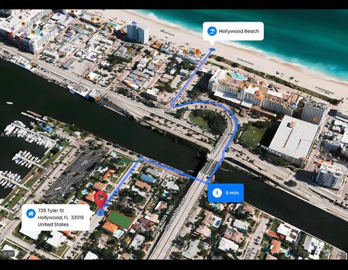 728 Tyler St, Hollywood, FL, 33019-1325 | Card Image