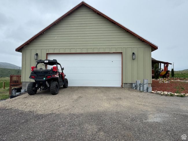 View of detached garage | Image 22