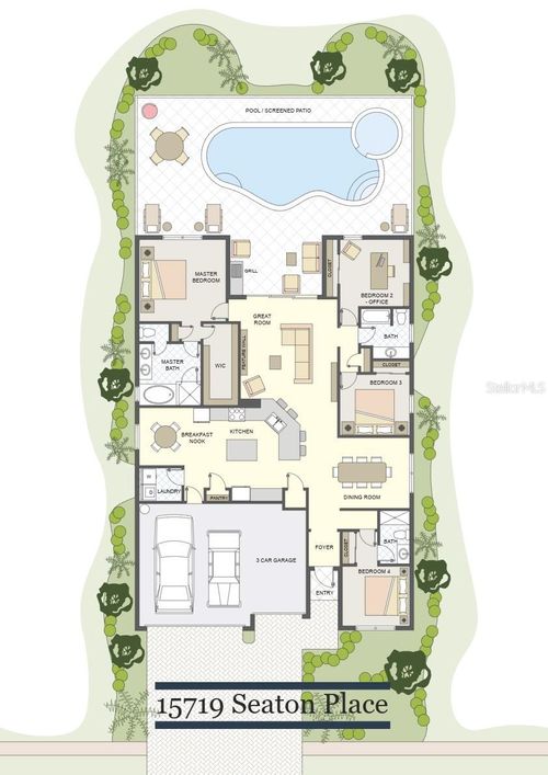 15719 Seaton Place, LAKEWOOD RANCH, FL, 34202 | Card Image