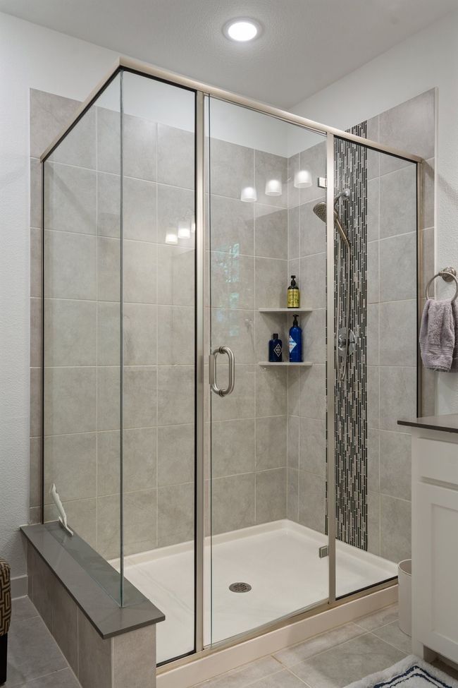 Full bathroom featuring a stall shower and tile patterned flooring | Image 19
