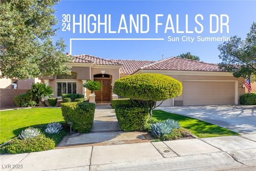 3024 Highland Falls Dr, Las Vegas, NV, 89134-7452 | Card Image