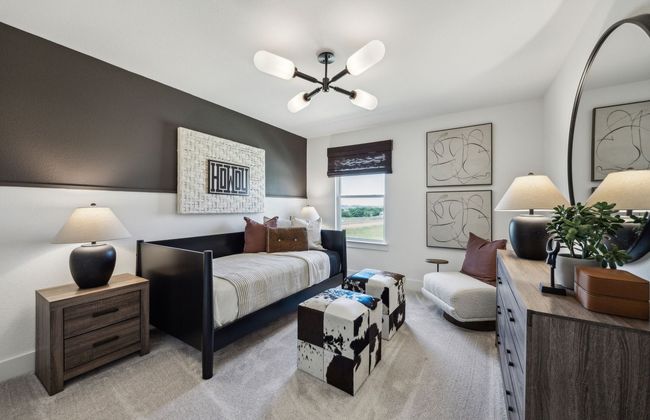 Secondary bedroom designed with generous storage solutions *Model representation | Image 22