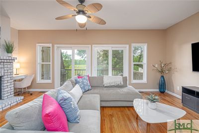 Living Room with Porch overlooking the Marsh | Image 3