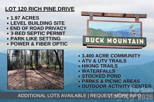 120-TBD Rich Pine Drive, Purlear, NC, 28665 | Card Image