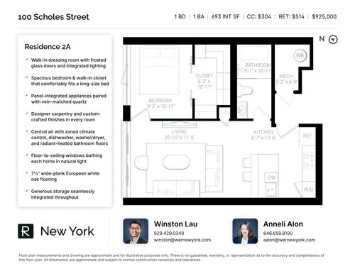 2-a-100 Scholes St, Brooklyn, NY, 11206-2206 | Card Image