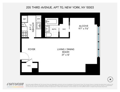 7g-205 3rd Ave, New York, NY, 10003-2510 | Card Image