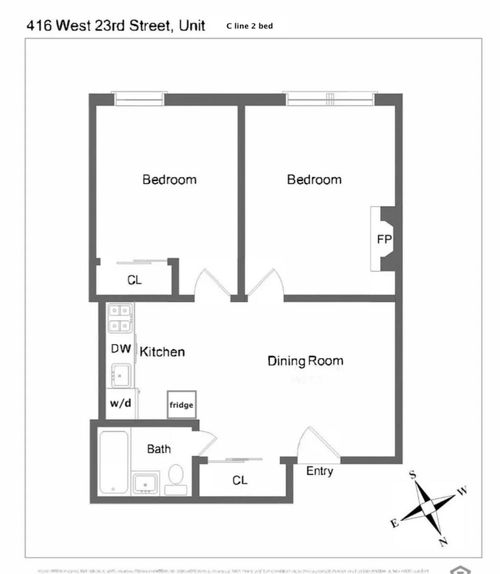 3c-416 W 23rd St, New York, NY, 10011-2132 | Card Image
