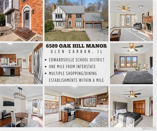 6589 Oak Hill Mnr, Glen Carbon, IL, 62034-3264 | Card Image