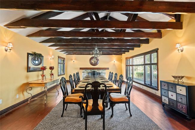 Formal Dining Room with Fireplace | Image 6