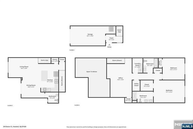 28 Elston Ct, Townhouse with 2 bedrooms, 3 bathrooms and null parking in Haskell NJ | Image 38