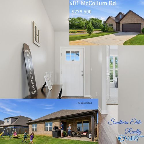 401 Mccollum Rd, Meridianville, AL, 35759-1713 | Card Image